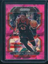 2021-22 Prizm Basketball Pink Ice Prizm Pascal Siakam Toronto Raptors AA-0086