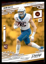 2021 Panini Prestige John Bates #279 Washington Football Team