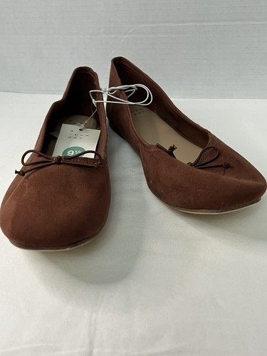 NEW A New Day Women's Espresso Jackie Ballet Flats Size 9.5 - Picture 15 of 15