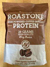 NutraOne RoastOne Coffee Protein Powder Infused Whey Protein Sweet Cream Energy
