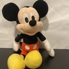 Disney Mickey Mouse Plush Stuffed Toy 10 Inch Just Play Embroidered