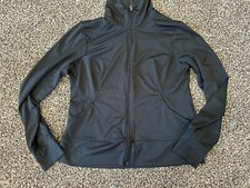 Champion Large Black Zip Front Running Jacket 394