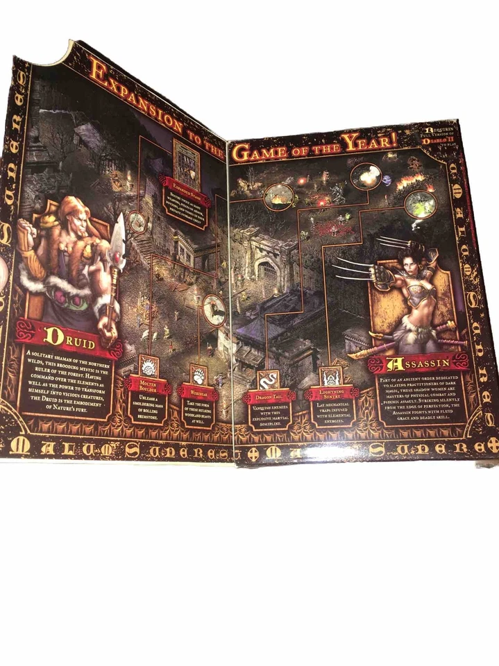 Diablo 2 Expansion Set Lord Of Destruction Big Box Damage Box Released 2000 - Image 3 of 4