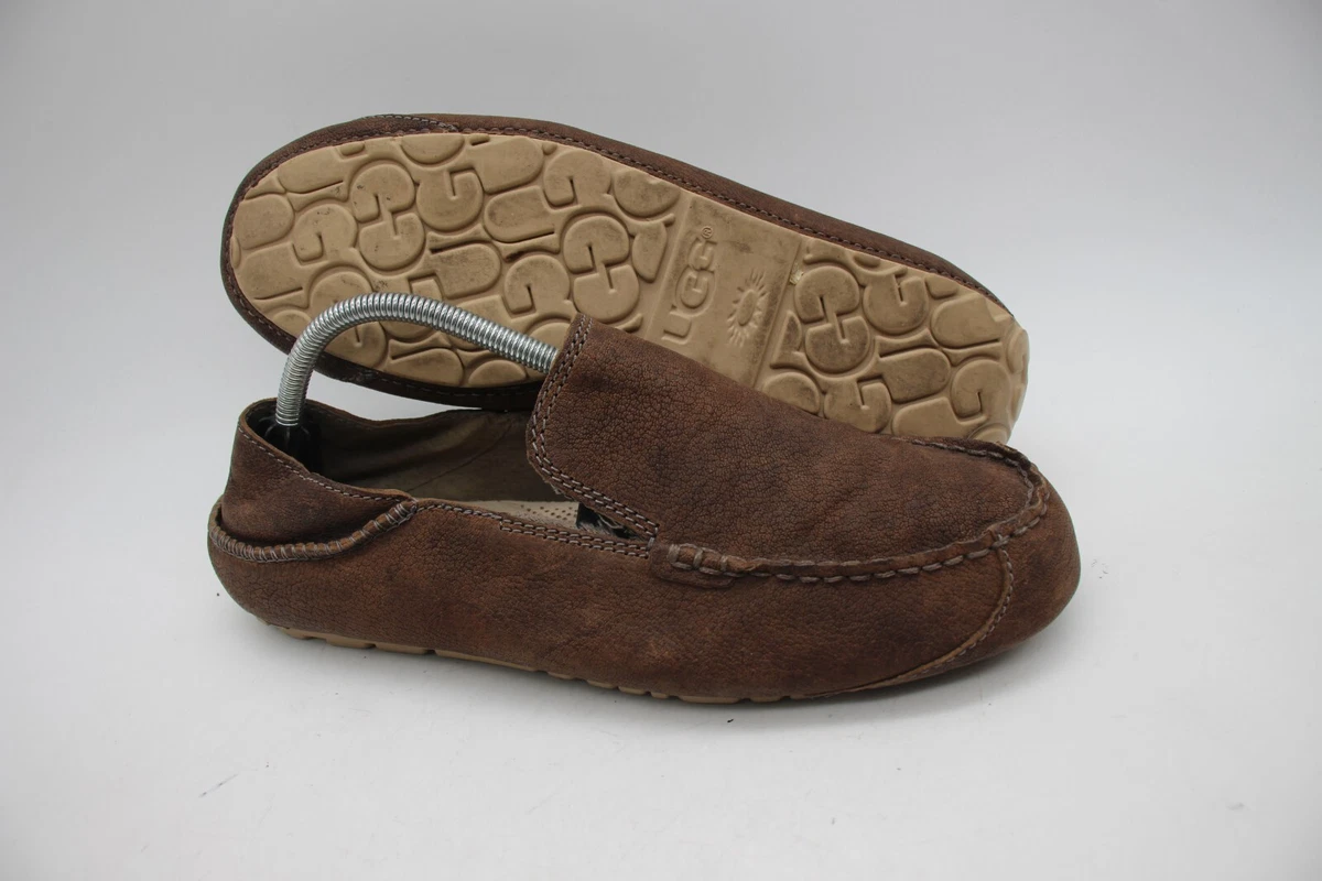 UGG 1015607 Australia Upshaw Slip On Loafer Brown Men s Size 9 Shoes Oxfords