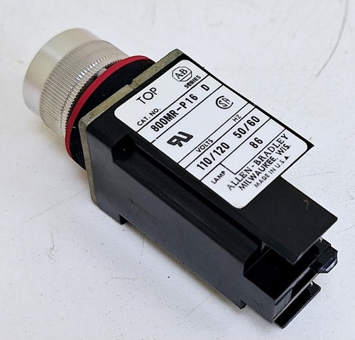 Allen-Bradley 800MR-P16 Ser D Luce pilota illuminata (lotto di 3 pz) - Foto 3 di 7