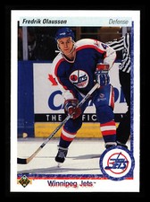 Fredrik Olausson 1990-91 Upper Deck Hockey NHL #237c Winnipeg Jets