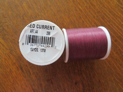 27 Spools Red Current Polyester Quilting Thread  By Excell  200 Yds Each