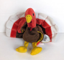 Ty Beanie Babies Gobbles turkey thanksgiving plush vintage 1996