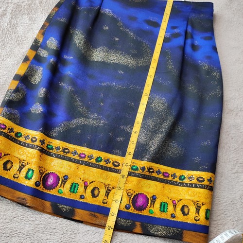 Rare Vintage Instante Gianni Versace Blazer & Skirt Set Wool Multicoloured 80s - 第 24/24 張圖片