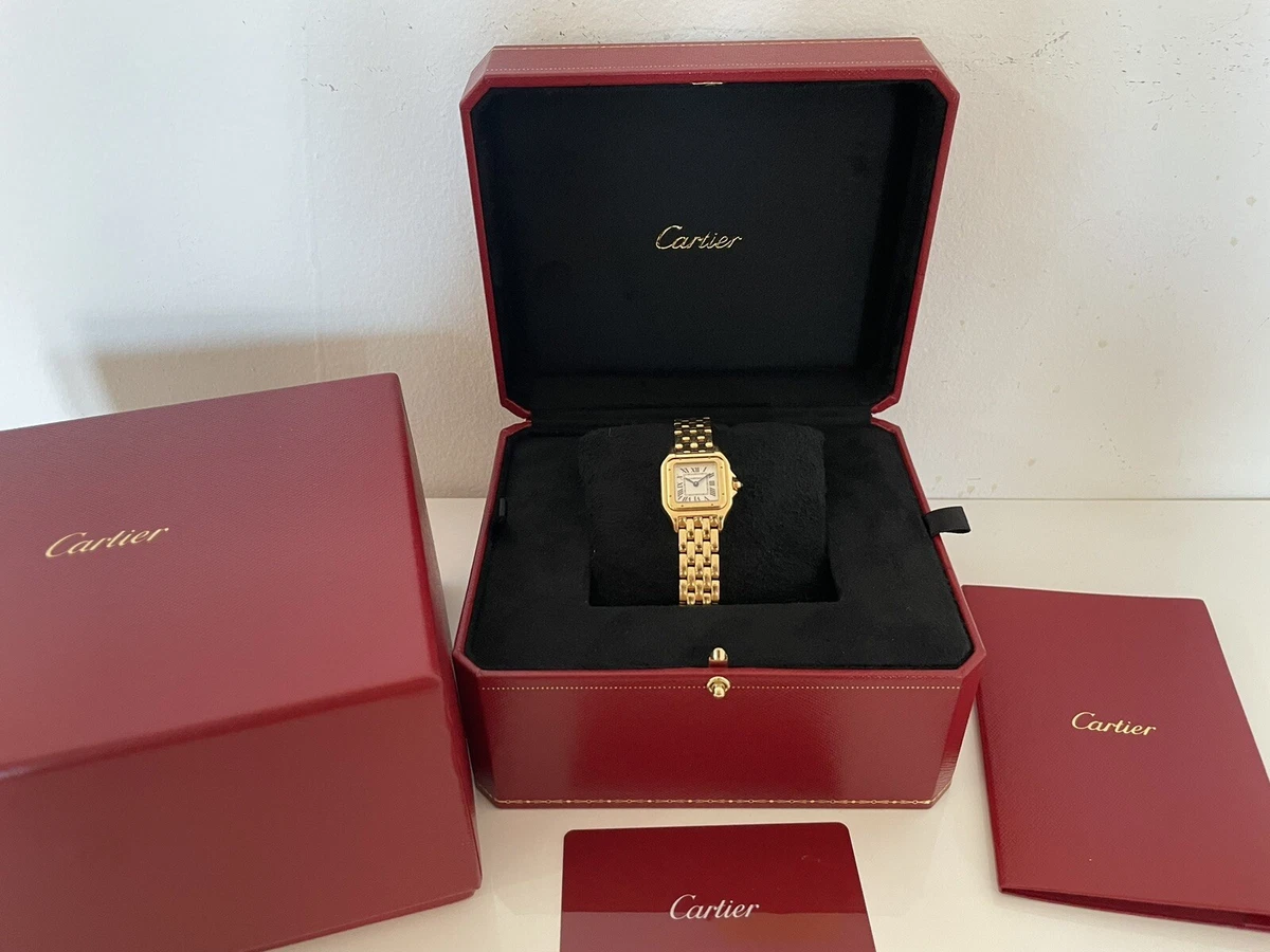 PANTH RE DE CARTIER WATCH SMALL MODEL YELLOW GOLD