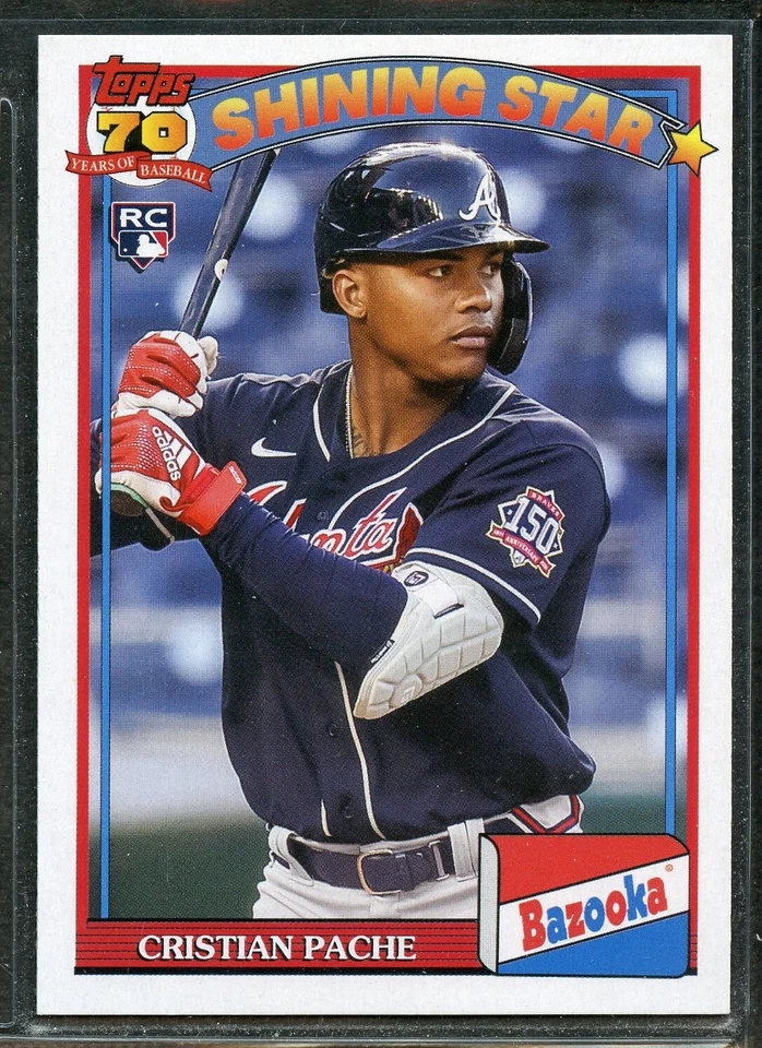 2021 Topps Archives Bazooka Shining Stars - #11 - Christian Pache - Braves