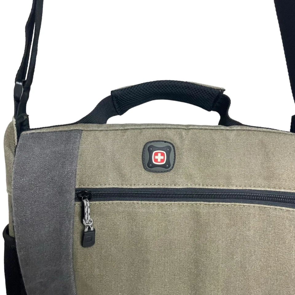 SwissGear Wenger Bolso Mensajero Ajustable de Zinc con Compartimento Acolchado para Laptop Foto 3 de 4