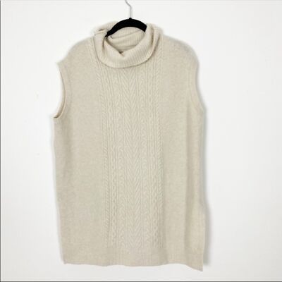 Loft Soft Cream Sweater Loft Striped Boxy Sweater Medium Petite