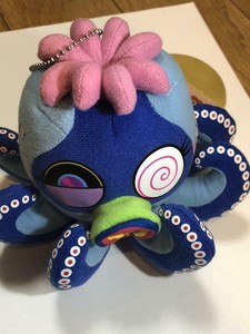 blue mini octopus plush
