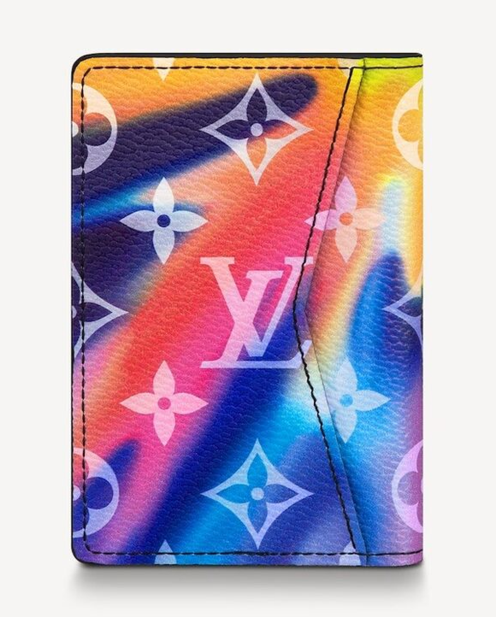 Louis Vuitton Sunset Monogram Tie Dye Multicolor Logo Pocket