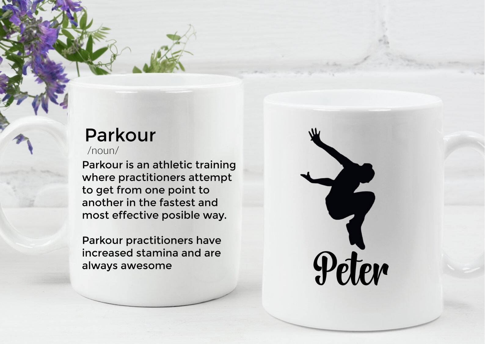 Parkour Mug Parkour Gift Personalized Parkour Gift Gift For Parkour Lovers Parko