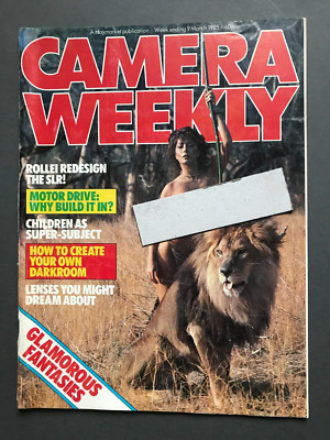1985 Kamera Wochenzeitschrift Glamour Fotografie Rollieflex 3003 Promi Fotos