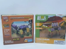 Block Tech Wild Dino & Animal Planet Dinosaur Building Sets. New 