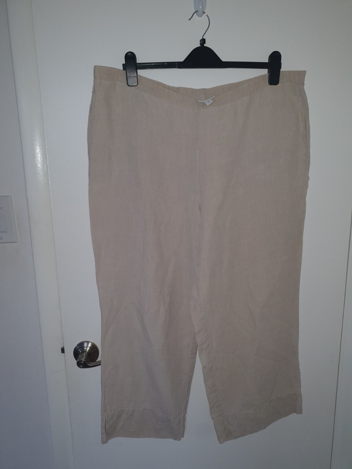 J Jill Pure Linen Women's Wide Legg Pants, Size L