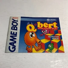 Q-Bert Instruction Booklet ONLY! (Game Boy, GB) Original Gameboy Manual