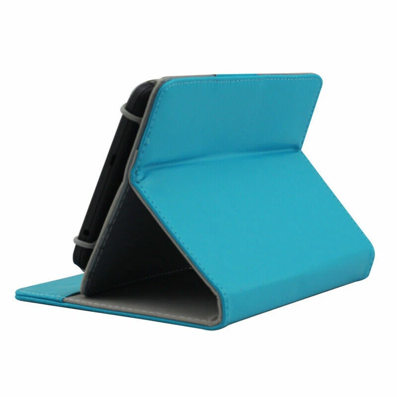 Funda universal con soporte de cuero para tablet Android de 7" 8" 9,6" 9,7" 10,1" pulgadas Foto 4 de 4