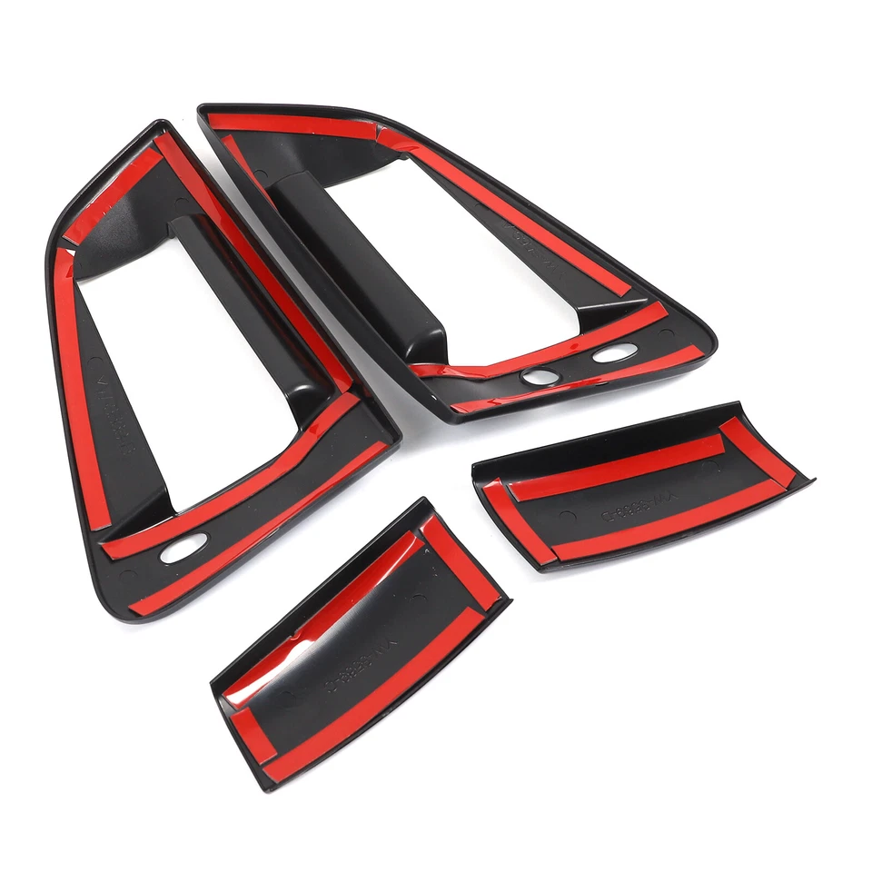 Cubierta de decoración de manija de puerta exterior ABS negro brillante para Nissan 370Z 2009-2020 Foto 3 de 4