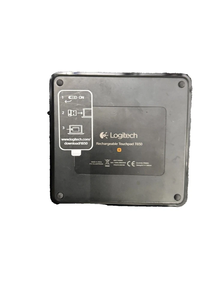 Logitech T651 Rechargeable Bluetooth Trackpad Mac & PC (no dongle)- SEE PICTURES - Image 3 of 3