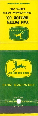 John Deere Matchbook 4 Leg Van Patten Tractor CO Searcy Arkansas