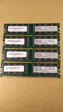 77.10203.110 Apacer 256MB PC2100 DDR-266MHz non-ECC Unbuffered CL2.5 lot of 4