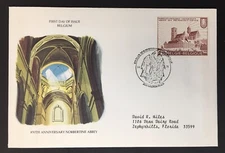 Belgium 850th Anniversary Norbertine Abbey FDC From Around The World OS PCS 1978