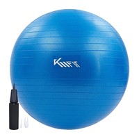 Km-Fit Gymnastikball 65 Cm Fitnessball Sitzball Sportball Pilates Ball Yogaball