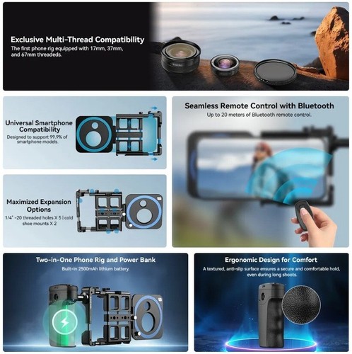 VideoRig 2 Handheld Phone Video Kit for iPhone / Samsung / Google - 第 10/14 張圖片