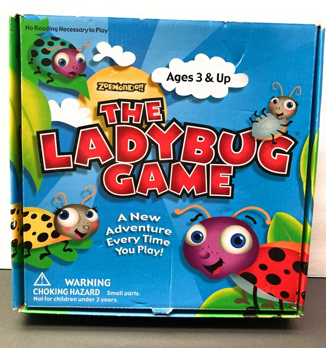 The Ladybug Game by Zobmondo!! Great first board game for girls and boys,  award-winning educational game, for ages 3 and up 