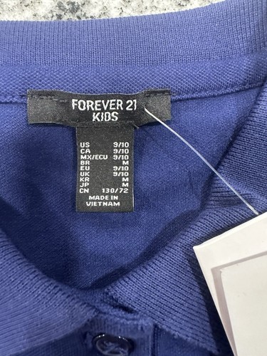 Forever 21 Kids Blue/Black Shirt Bundle Girls Size 9/10 - Picture 4 of 8