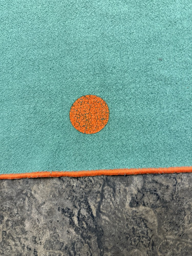 Kufenlose Yogitoes Yogamatte Handtuch Mikrofaser grün Gummigriffe 69"x24" - Bild 3 von 8