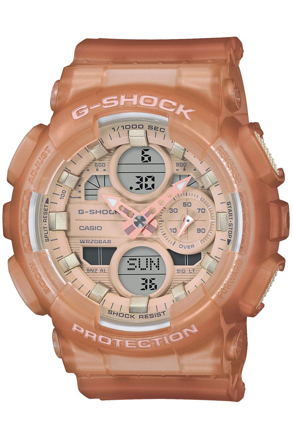 G-SHOCK Casio Middle Size Clear Brown Watch GMA-S140NC-5A1JF