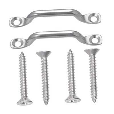 10 Stück Kayak Pad Eye Edelstahl Boot Griff Set mit Strapazierfähiger Anti