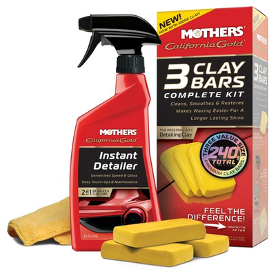 #ad Mothers 07240 California Gold Clay Bar System Car amp; Auto Detailing Wash Kit $27.02