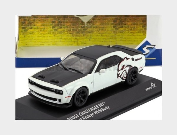 Solido 4310309 Dodge Challenger Srt Hellcat Coupe 2020 Weiß Schwarz 1/43-image