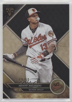 2017 Topps Triple Threads Onyx 19/50 Manny Machado #6 1og