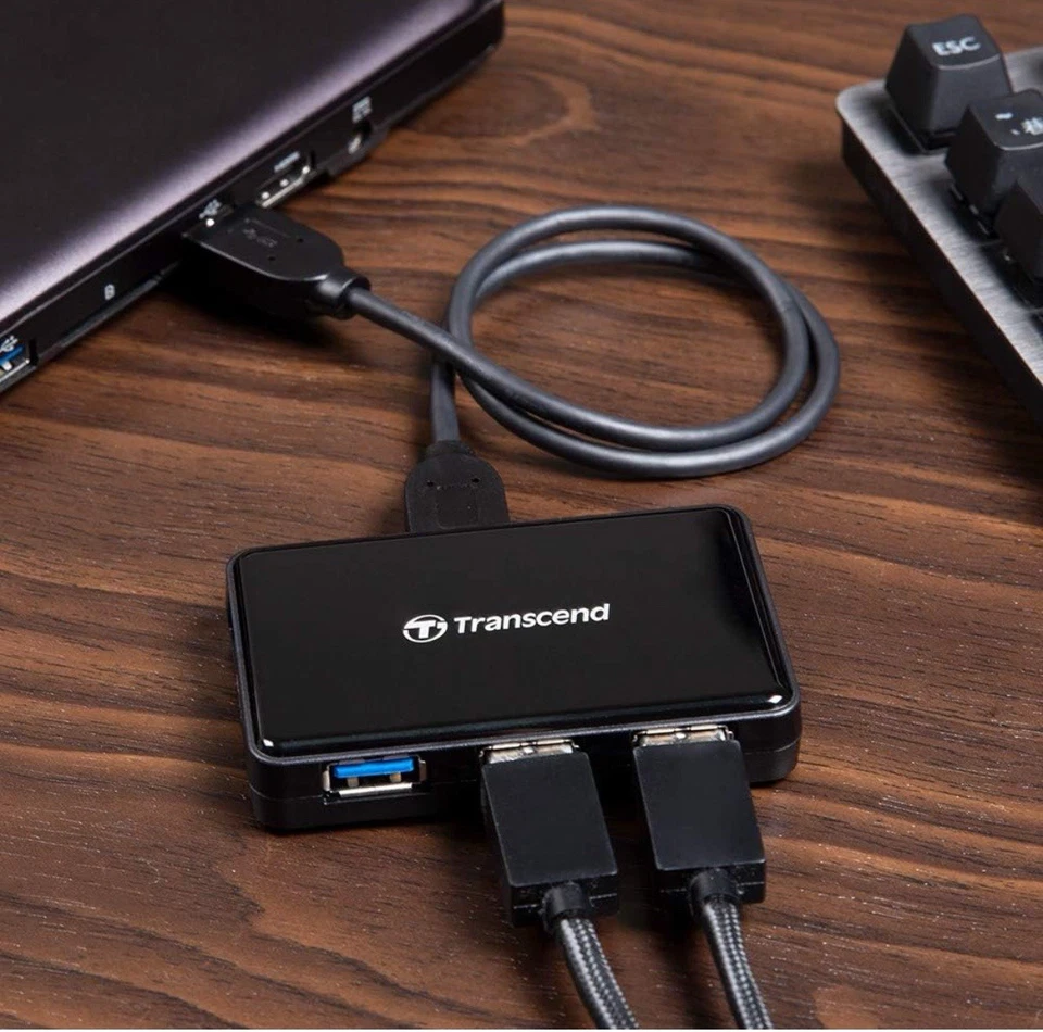 Transcend Hub con 4 porte USB 3.1 - Immagine 4 di 4