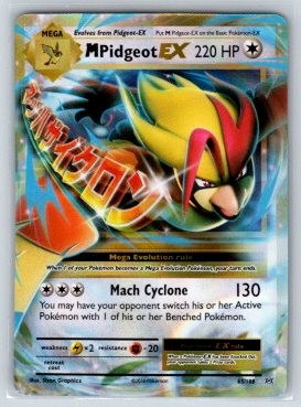 M Pidgeot EX Holofoil Ultra Rare XY - Evolutions 65/108 NM