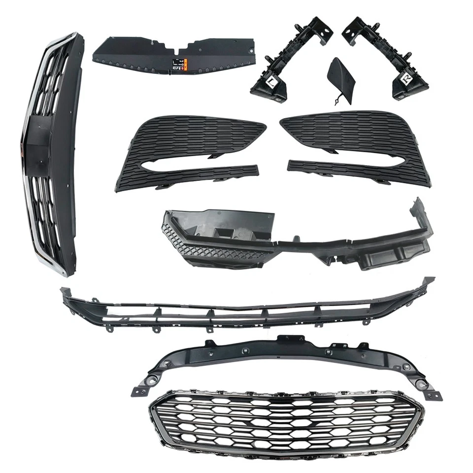 Conjunto de parrilla y parachoques 11 piezas para Chevrolet Cruze 2016-2018 Foto 2 de 4