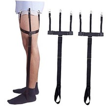 Upgraded Style Shirt Stays for Men or Police or Military Stirrup Style