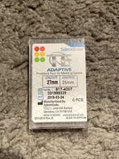 *6-Pcs* SybronEndo TF Adaptive Procedure Pack Files Size-27 Length 25mm 817-4007