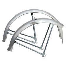 Wald Products Flared Chrome Fenders Wald 972-20 Ballon Flared Cp
