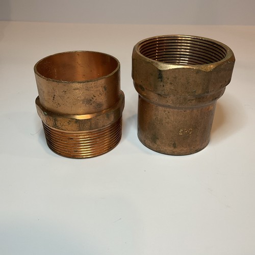2" COPPER MALE ADAPTER C x M ADAPTER & CxF ADAPTER