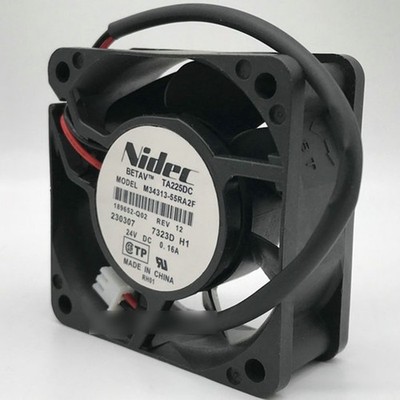 One New Nidec M34313-55RA2F DC24V 0.16A 2-Wire inverter cooling fan#QW