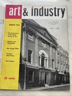 ART & INDUSTRY MARCH 1954 MCM ERA TYPOGRAPHY OFFICE COMMERCIAL DESIGN