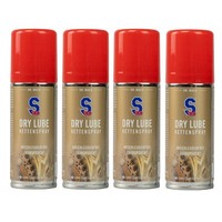 4 Dosen S100 Kettenspray Dry Lube Transparent 100 Ml - Kettenpflege Dr Wack 2381